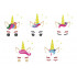 Pack of 5 Unicorn Collection