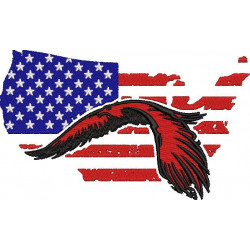 Flag Eagle large