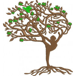 Yoga Woman Tree