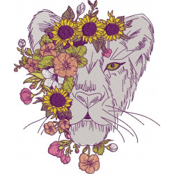 Floral Lion