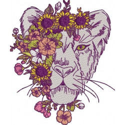 Floral Lion