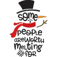 Snowman Word Art