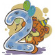 Cartoonic Numbers Pack 0 To 8