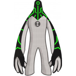Alien Embroidery Design