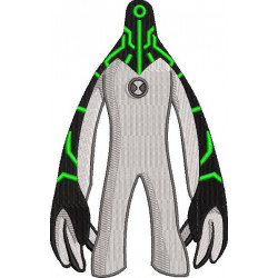 Alien Embroidery Design