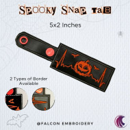 Spooky Heart Beat Snap Tab - ITH