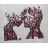 Girl And Man Silhouette