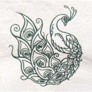 Peacock Embroidery Pattern
