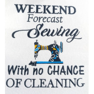 Weekend Forecast Sewing Machine Quote