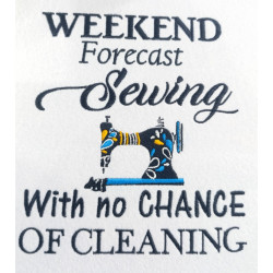Weekend Forecast Sewing Machine Quote