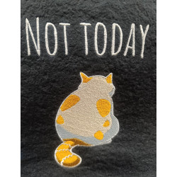 Not Today Tired Cat 