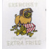 Extra Fries Funny Pug Quote