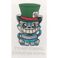I'm Not Strange Cat Quote