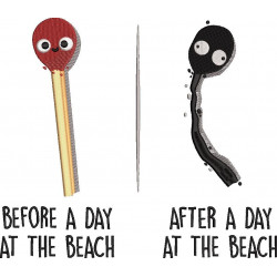 Before After Beach