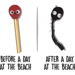 Before After Beach