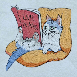 Mischievous Cat With Evil Plans - Free with $15 Purchase