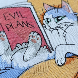Mischievous Cat With Evil Plans - Free with $15 Purchase