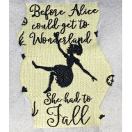 Whimsical Girl Falling Down
