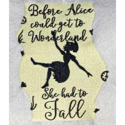 Whimsical Girl Falling Down
