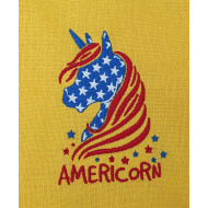 USA Unicorn Embroidery