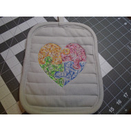Colorful Puzzle Heart