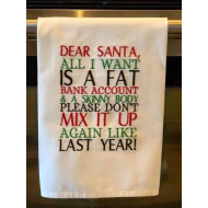 A Fat Bank Account And A Skinny Body Santa
