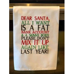 A Fat Bank Account And A Skinny Body Santa
