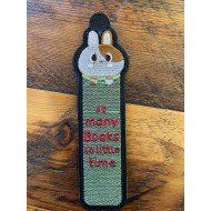 Bunny In The Hoop Bookmark - ITH