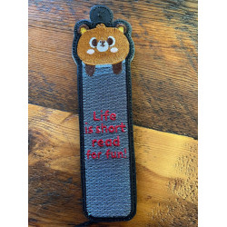 Bear ITH Bookmark - In The Hoop 