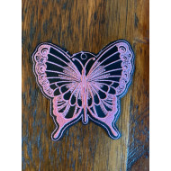 Pink Butterfly Key Fob - ITH