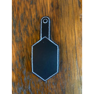 Vertical Hexagon Key Fob - ITH