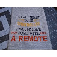To Be Controlled Quote
