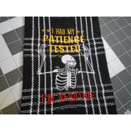 Patience Tested Skeleton Quote