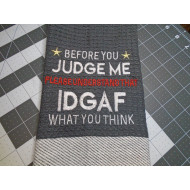 Before You Judge Me Quote