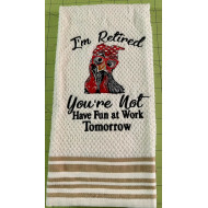 I'm Retired Funny Chicken Quote