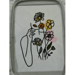 Woman With Flowers