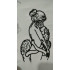 Mother With Kids Line Art