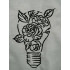 Roses in Lightbulb