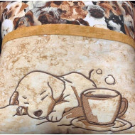 Sleeping Dog Embroidery Design
