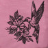 Hummingbird On Flowers Colorwork Art