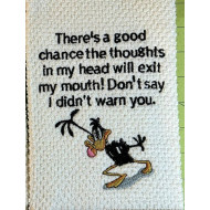 Good Chance Funny Duck Quote