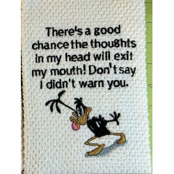 Good Chance Funny Duck Quote