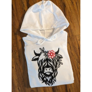 Highland Floral Cow