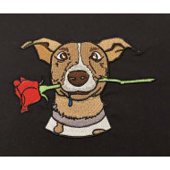  Rose In a Dog Mouth