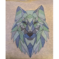 Colorful Wolf