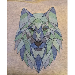 Colorful Wolf