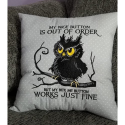 My Nice Button Owl Quote
