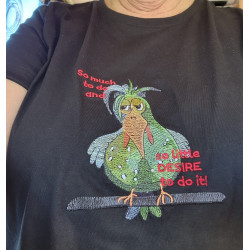 Little Desire to do Anything Parrot