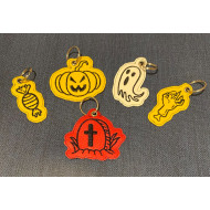 15 Halloween Key Fobs Collection