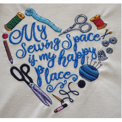 My Sewing Space Is My Happy Place